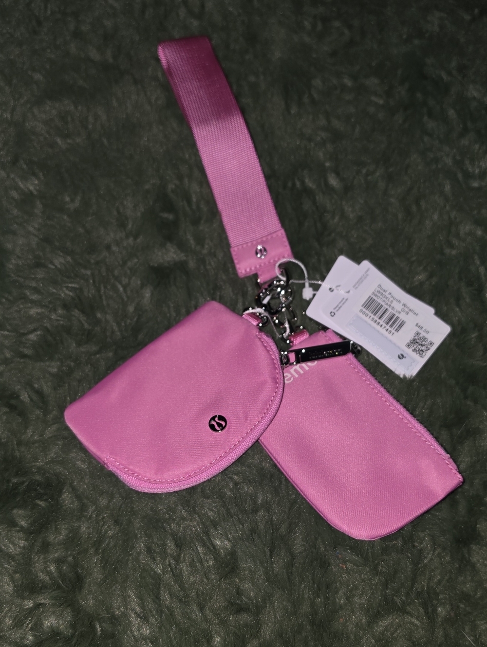 Lululemon Dual Pouch Wristlet! Nwts! SWOT/PIAR/SLVR! Dont Miss Out